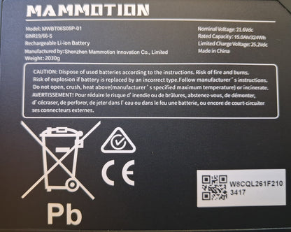 LUBA 3 15Ah Lithium Battery